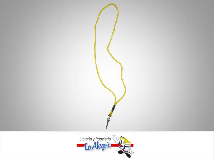 CINTA PORTA CARNET CORDON AMARILLO UND MARCA S/M   