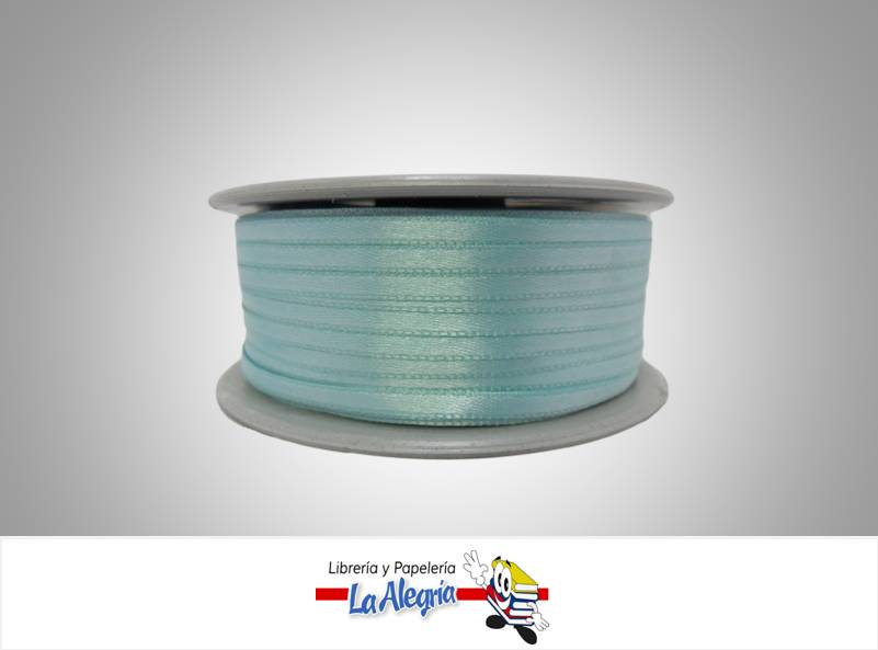 CINTA RASO 03MM AZUL CELESTE XMETRO MARCA S/M   