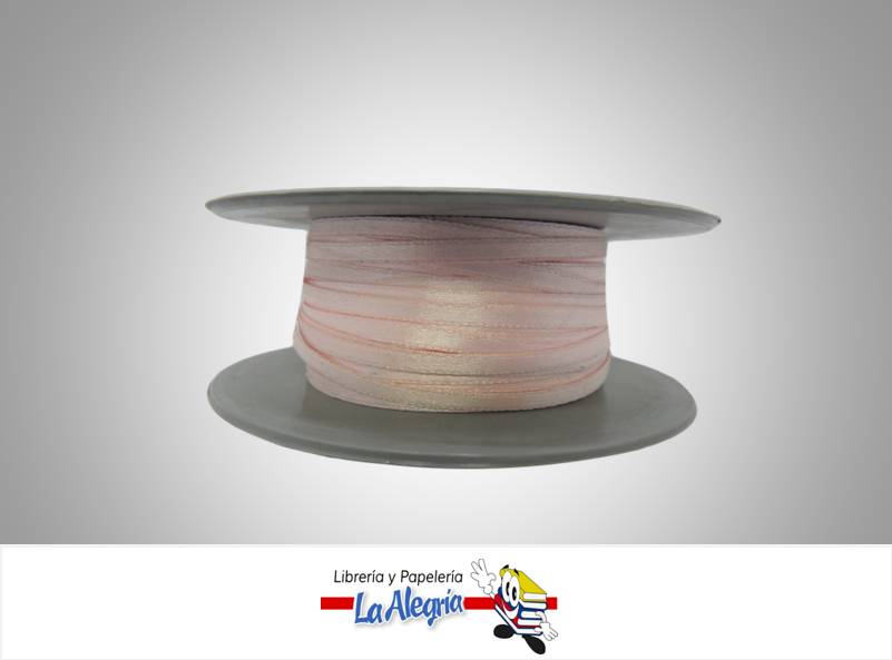CINTA RASO 03MM ROSADO CLARO XMETRO MARCA S/M   