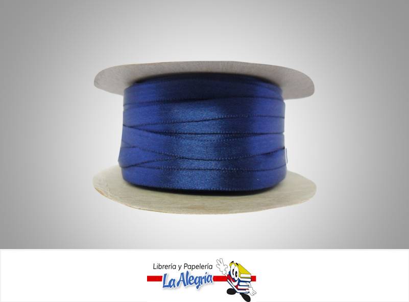 CINTA RASO 06MM AZUL ULTRAMAR XMETRO MARCA S/M   