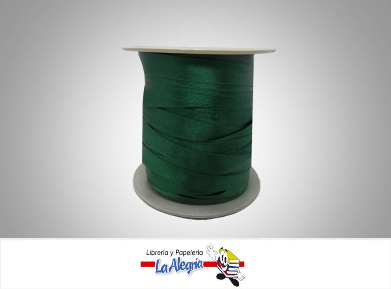 CINTA RASO 09MM VERDE NAVIDAD XMETRO MARCA S/M   