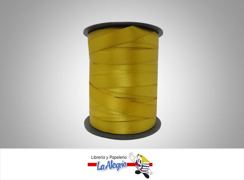 CINTA RASO 12MM DORADO XMETRO MARCA S/M   