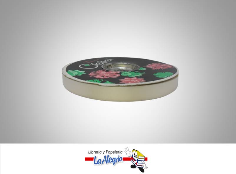 CINTA DE REGALO 15MM BLANCO XMETRO MARCA GIFT RIBBON   