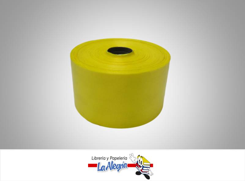 CINTA DE REGALO 60MM AMARILLO XMETRO MARCA GIFT RIBBON   