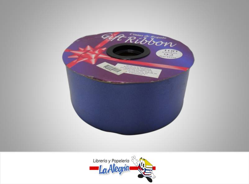 CINTA DE REGALO 60MM AZUL INTENSO X METROS MARCA GIFT RIBBON