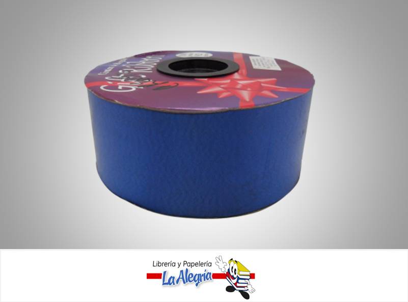 CINTA DE REGALO 60MM AZUL REY X METRO MARCA GIFT RIBBON