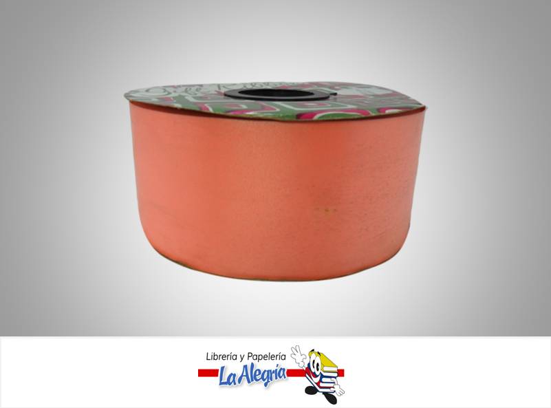 CINTA DE REGALO 60MM SALMON XMETRO MARCA GIFT RIBBON   