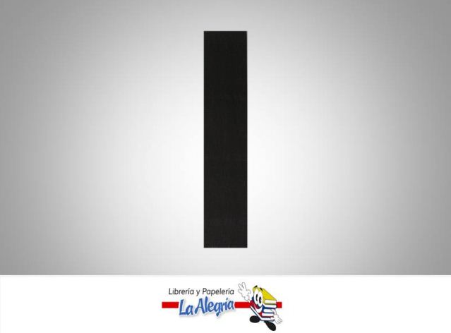PAPEL CREPE 50X200CM NEGRO UND MARCA S/M   
