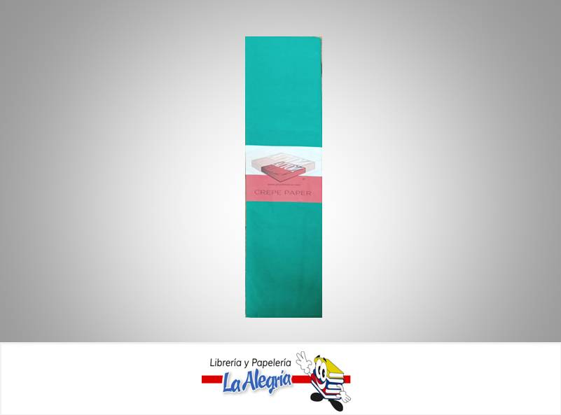 PAPEL CREP/ 50X200CM VERDE ESMERALDA UND MARCA S/M   