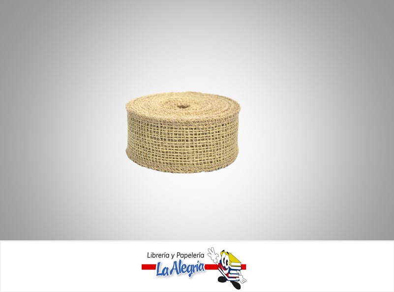 CINTA YUTE 50MM NATURAL XMETRO    