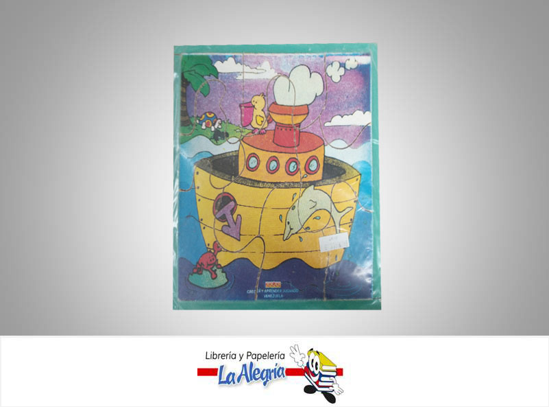 ROMPECABEZA 2 EN 1 BARCO/AVION DK-144 MARCA DESARROLLOS KIKIRIKI   
