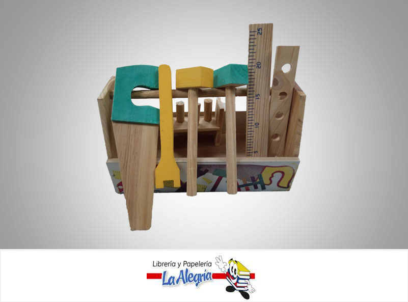 JUEGO MIS PRIMERAS HERRAMIENTAS MADERA MARCA DESARROLLOS KIKIRIKI   