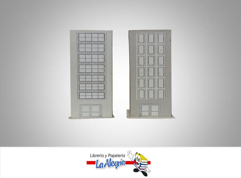 EDIFICIO P/MAQUETA 8PISO ESC 1:125 UND MARCA S/M   