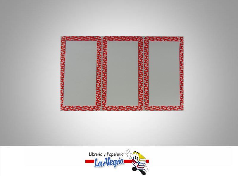 ETIQUETA RECTANGULAR 9X5CM ROJA 9UND MARCA STAR   