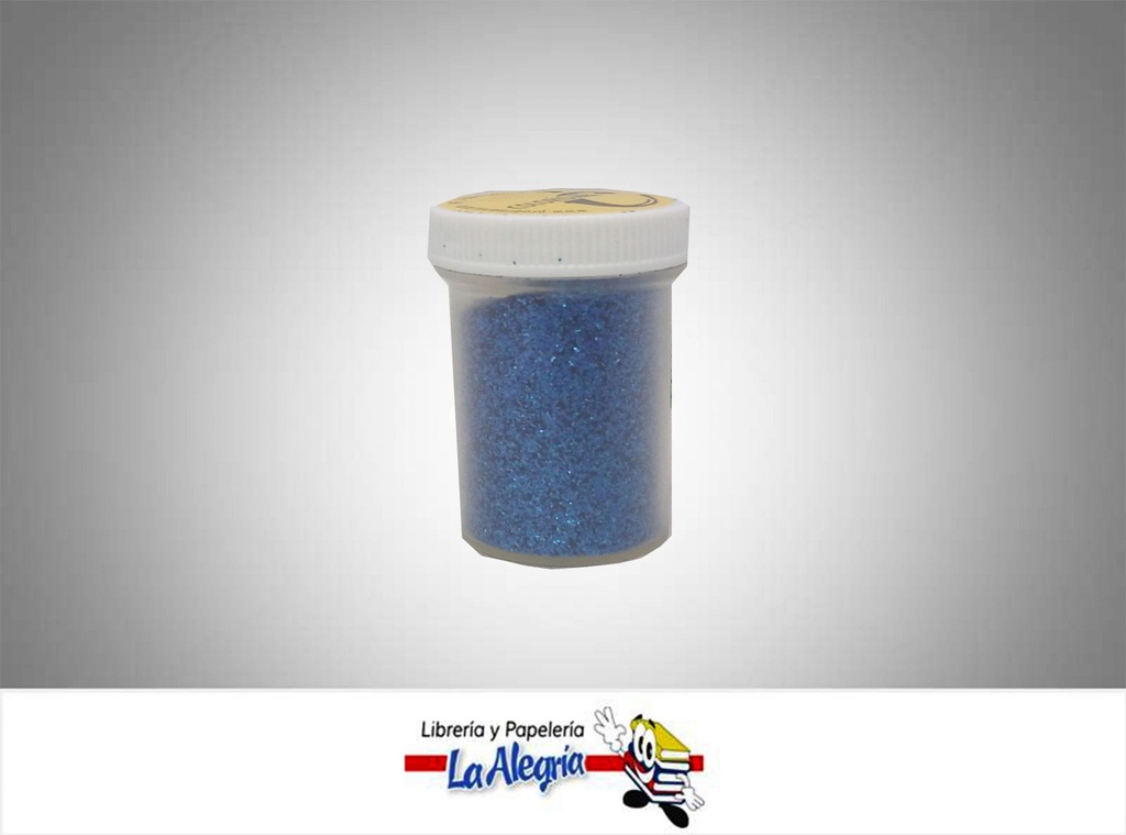 ESCARCHA FRASCO 12G AZUL REY UND MARCA S/M   