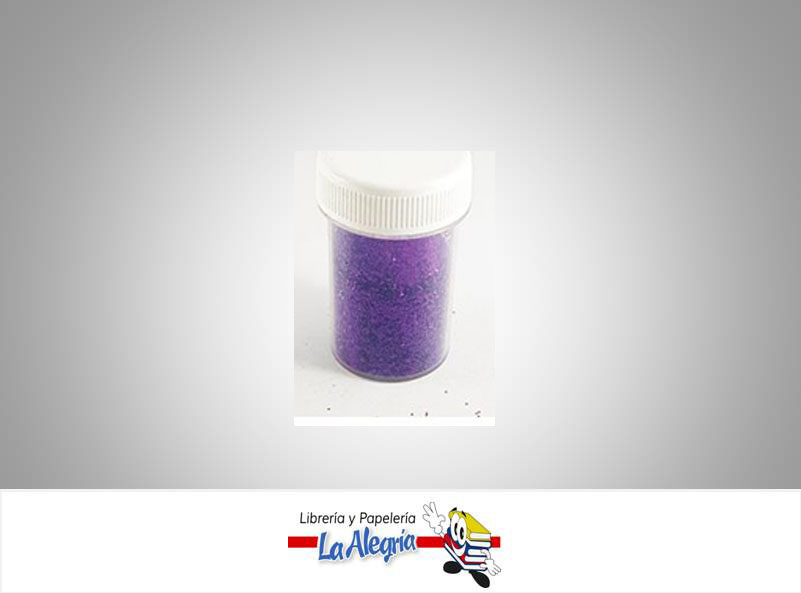 ESCARCHA FRASCO 10GR LILA UND MARCA CRISVI   