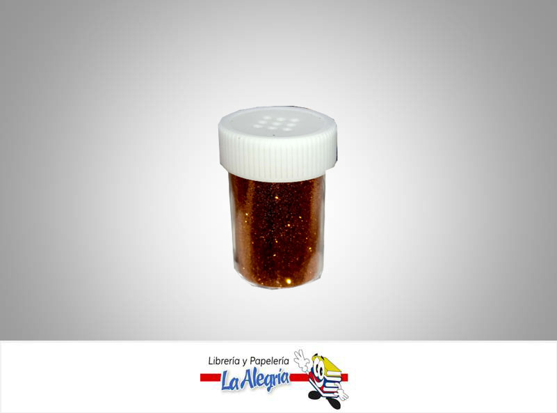 ESCARCHA FRASCO 10GR COBRE UND MARCA CRISVI   