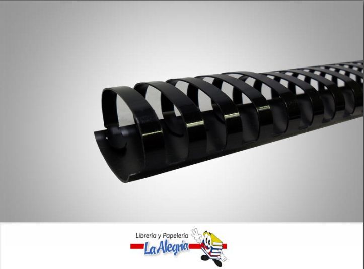 ESPIRAL OVALADO 50MMX2,2CM NEGRO MARCA S/M   