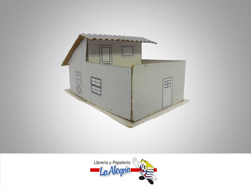 CASA P/MAQUE 2 PIS-C/BALCON ESC 1:125 UN MARCA S/M   