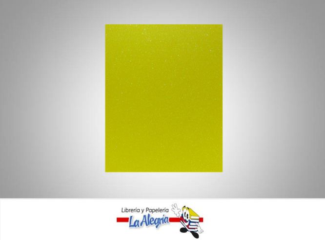 FOAMI ESCARCHADO CARTA AMARILLO UND MARCA S/M