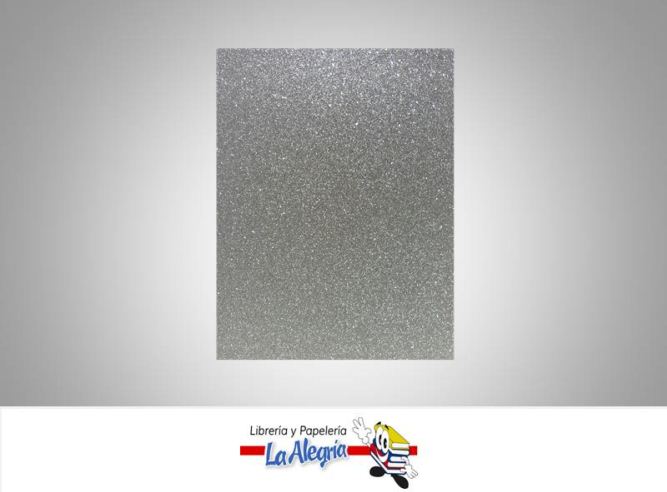 FOAMI ESCARCHADO CARTA GRIS UND MARCA S/M   