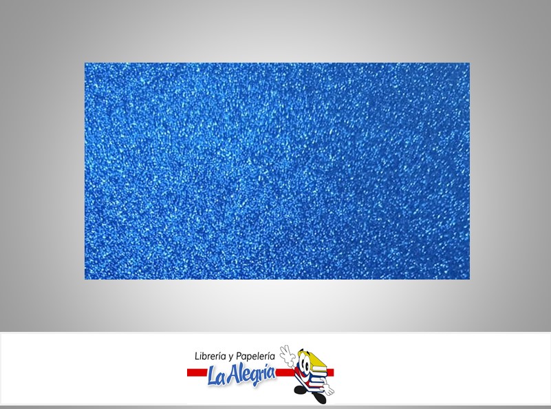 FOAMI ESCARCHADO DOBLE CARTA AZUL OSCURO MARCA S/M