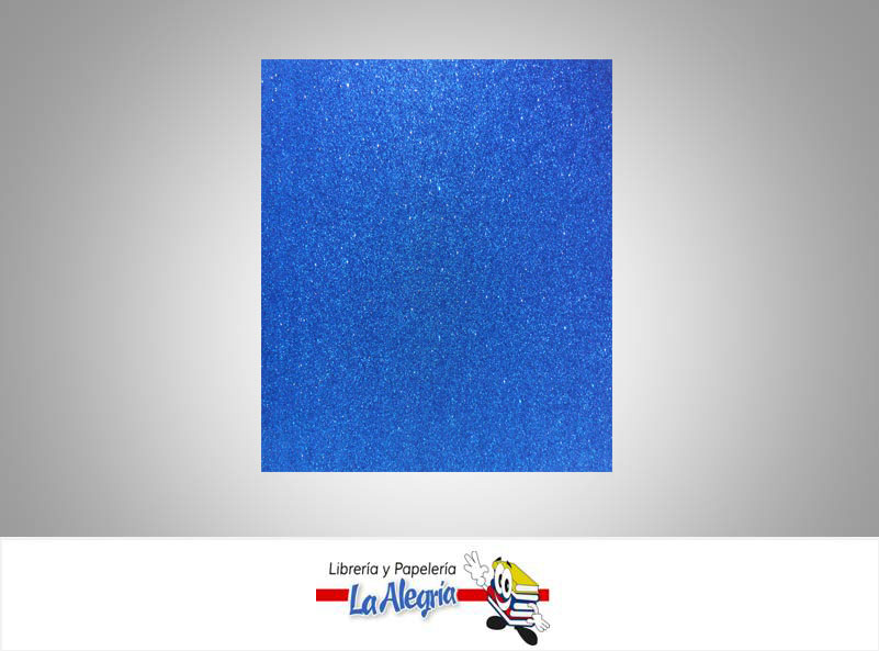 FOAMI ESCARCHADO DOBLE CARTA AZUL REY UND MARCA S/M
