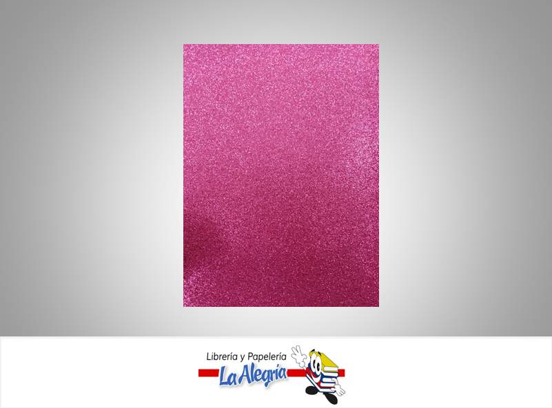 FOAMI ESCARCHADO DOBLE CARTA MAGENTA UND MARCA S/M   