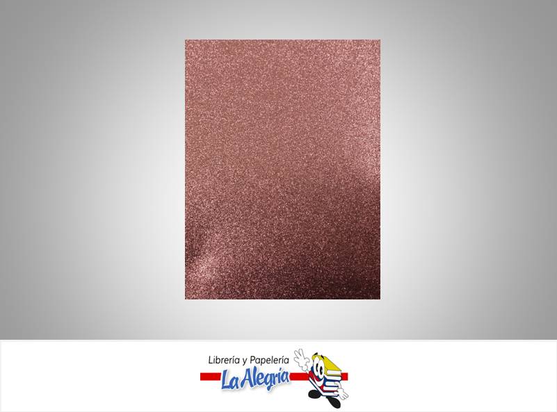 FOAMI ESCARCHADO DOBLE CARTA MARRON UND MARCA S/M   