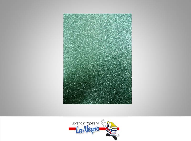 FOAMI ESCARCHA DOBLE CARTA VERDE ESMERALDA MARCA S/M