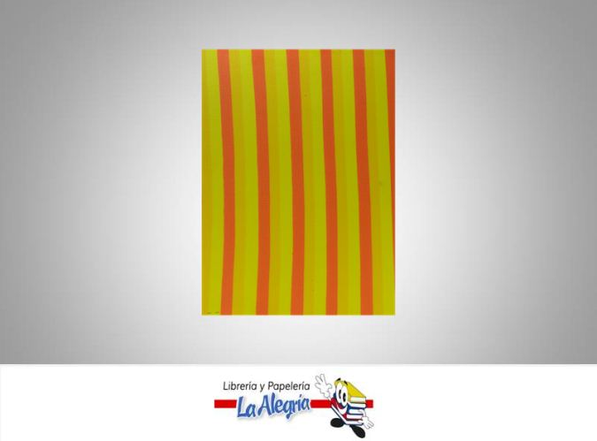 FOAMI ESTAMP FRANJA CARTA AMARILLO UND MARCA S/M   