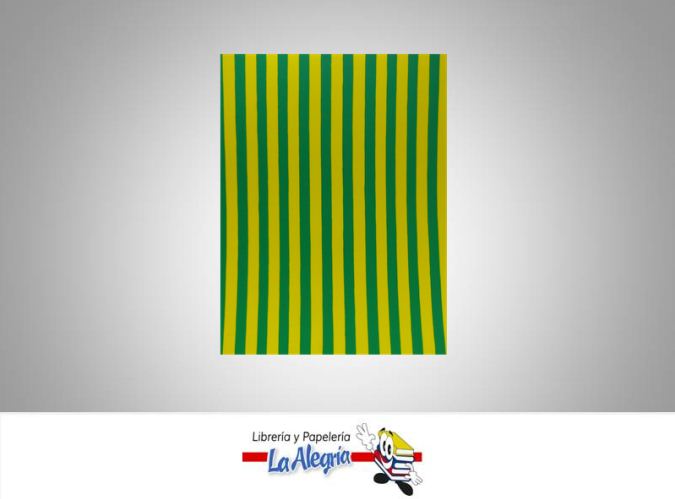 FOAMI ESTAMP FRANJA CARTA VERDE AMARILLO MARCA S/M   