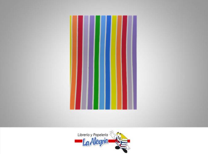 FOAMI ESTAMP FRANJA CARTA MULTICOLOR UND MARCA S/M   