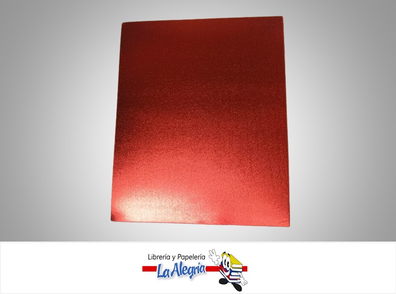 FOAMI METALIZADO CARTA ROJO UND MARCA S/M