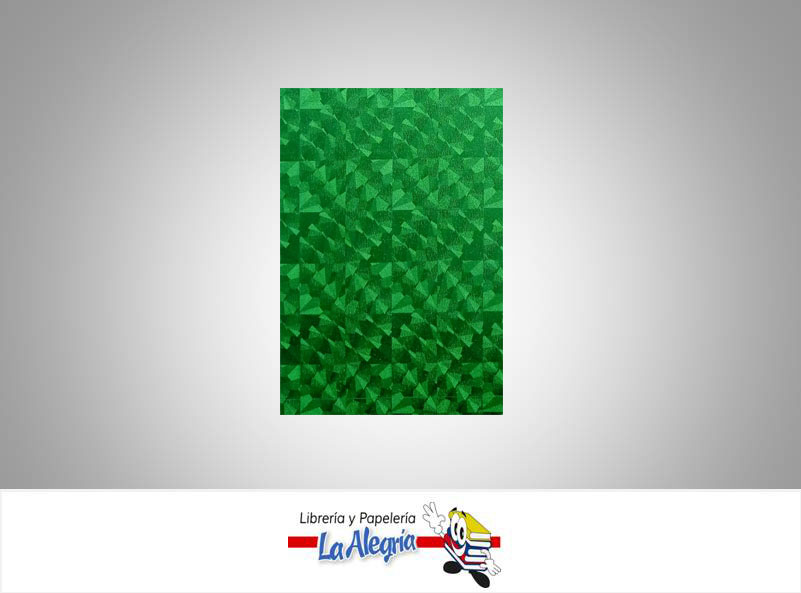 FOAMI METALIZADO HOLOGRAFICO CARTA VERDE UND MARCA S/M