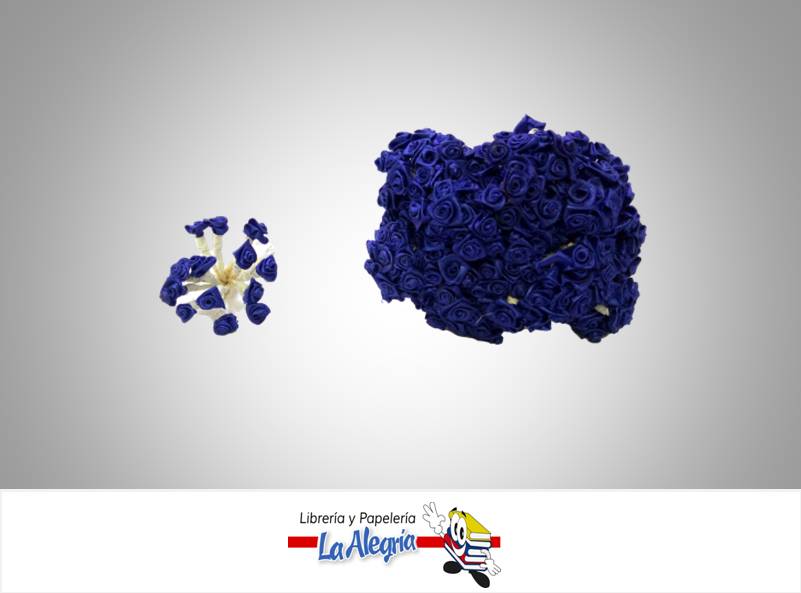 ROSA ARTIFICIAL 05MM MORA AZUL 12 UND MARCA S/M   