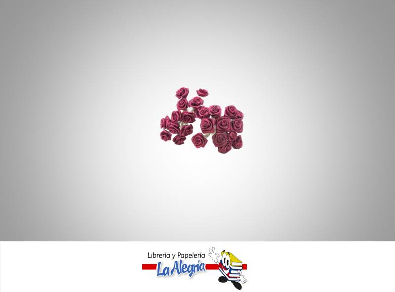 ROSA ARTIFICIAL 05MM VINO 12 UND MARCA S/M   