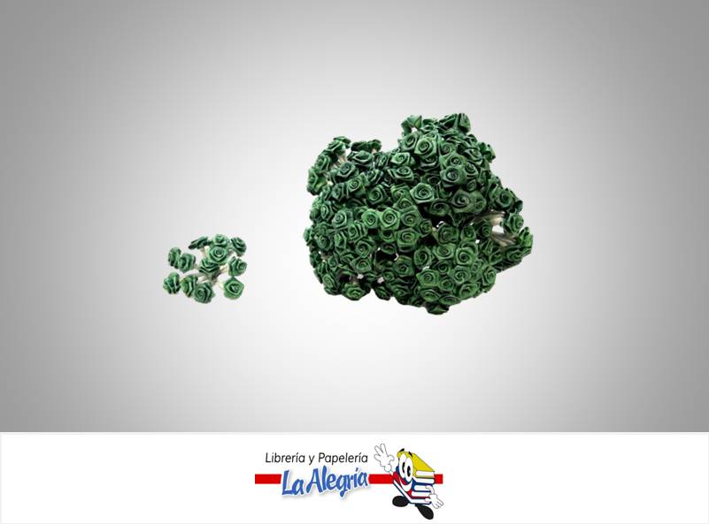 ROSA ARTIFICIAL 09MM VERDE PISTAC 12 UND MARCA S/M   