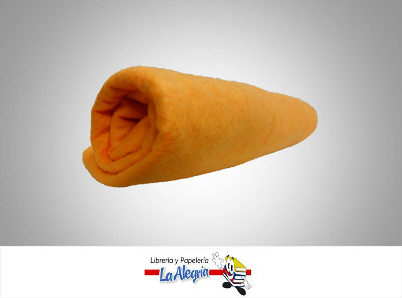 FIELTRO 1/2M NARANJA UND MARCA S/M   