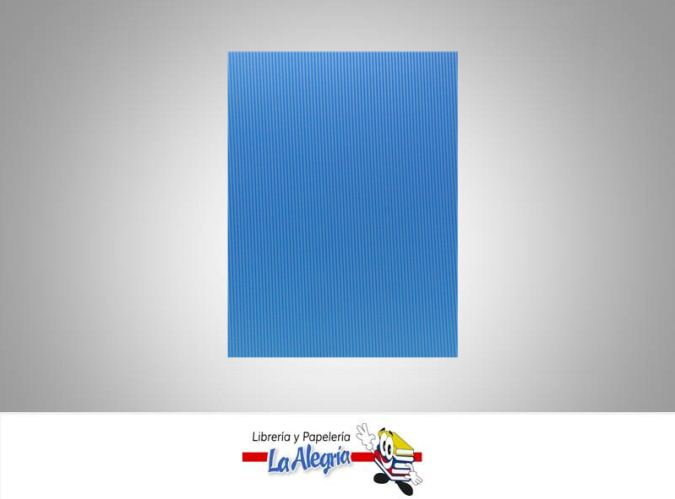 FOAMI CORRUGADO CARTA AZUL CLARO UND MARCA S/M   