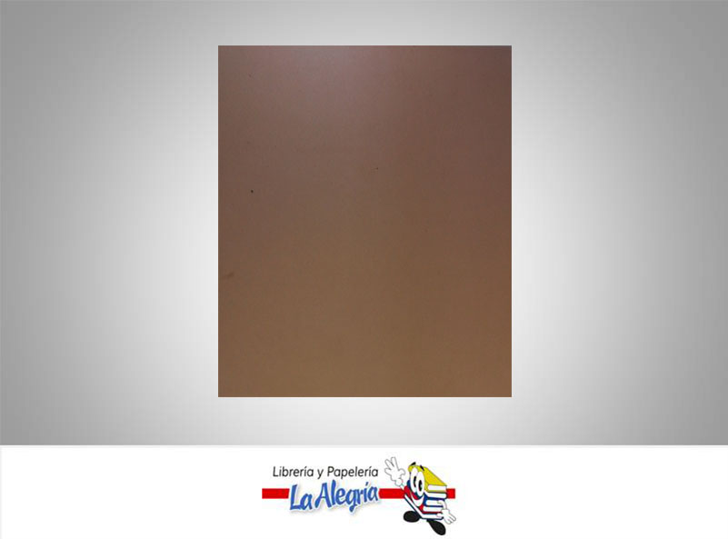 FOAMI UNICOLOR DOBLE CARTA MARRON OSCURO UND MARCA S/M