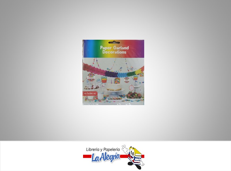 ADORNO PARA FIESTA GIRNALDA 3M SEDA MARCA S/M
