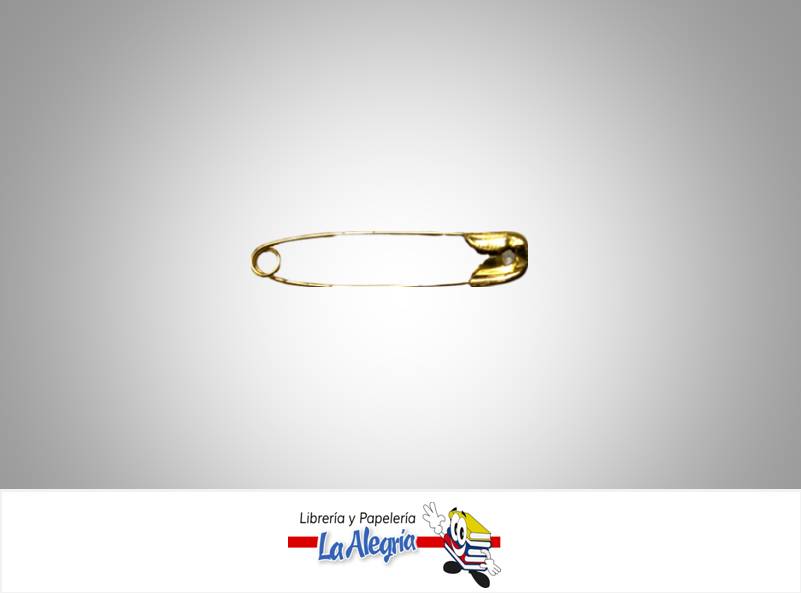 GANCHO IMPERDIBLE 22MM DORADO 12UND MARCA S/M   