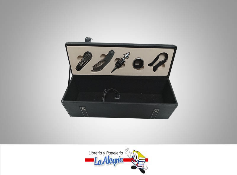 CAJA PORTA BOTELLA DE VINO UND    