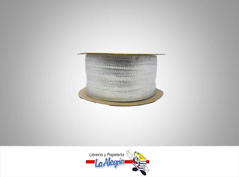 CINTA LAUREX 10MM PLATEADO XMETRO MARCA S/M   