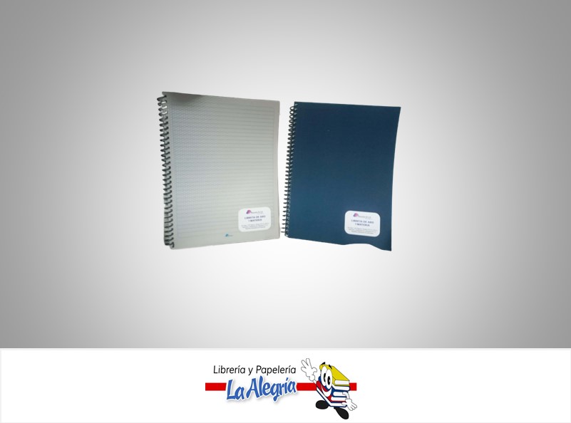LIBRETA ESPIRAL 1 MATERIA 60 HOJAS 1 LINEA 21.5X28CM MARCA ALINEADOS PT