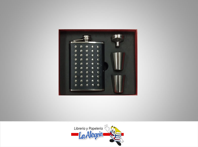 SET LICORERA CARTERITA 8 OZ MARCA ALADDIN GIFT SET   