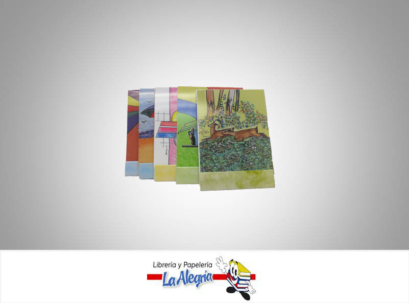 LIBRETA NOTA ESPIRAL 50H 120X80MM D/VARI MARCA CHRISPIERR   