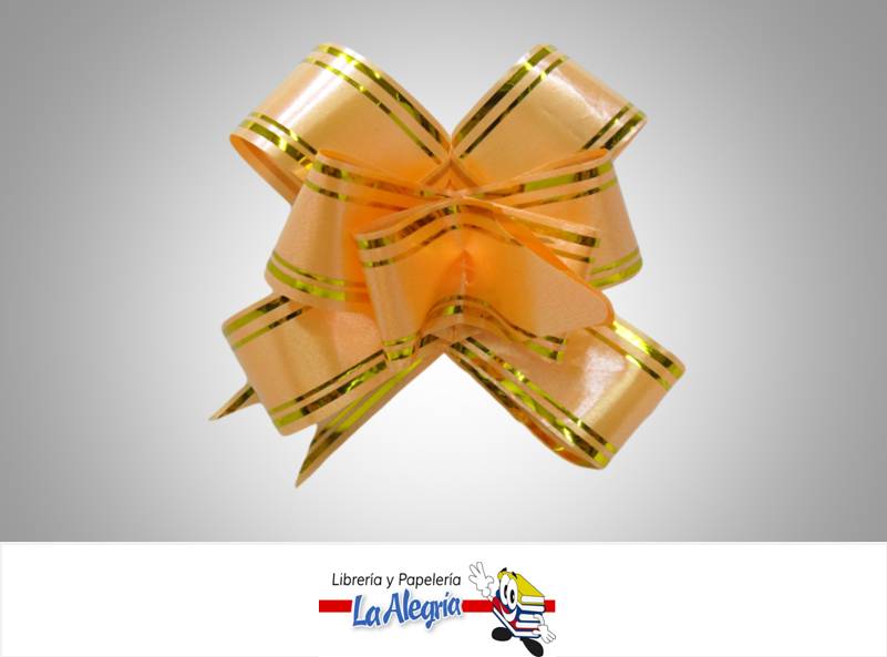 LAZO MAGICO 30X570MM NARANJA/DORAD UND MARCA S/M   