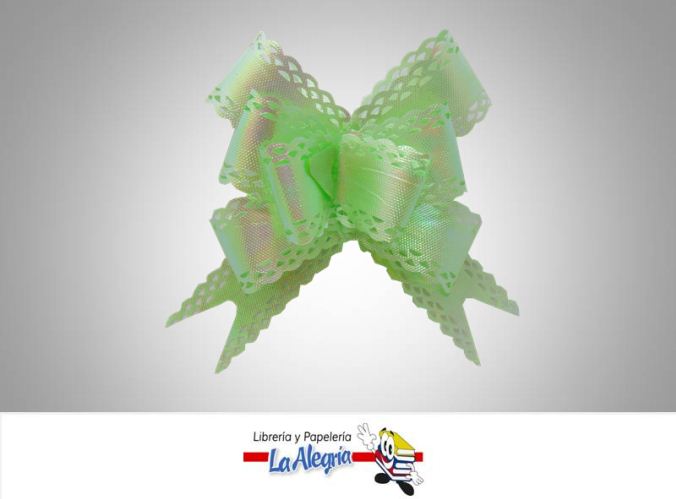 LAZO MAGICO 30X570MM VERDE TORNASOL UND MARCA S/M   